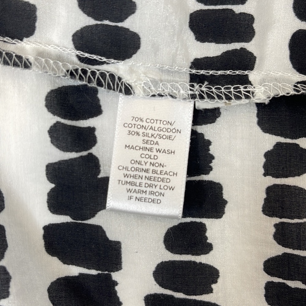 Loft Lightweight Blouse Geometric Pattern Sz S - image 6